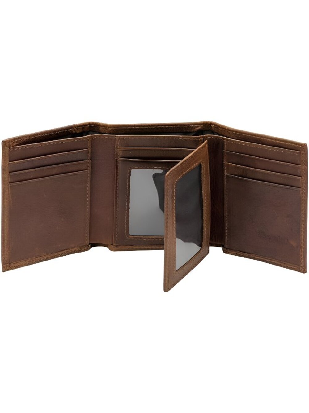 Mens Leather Wallet,Mens Trifold Wallet Rfid Blocking Genuine Leather Wallet